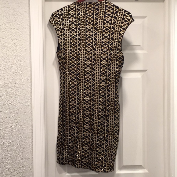 NWT Dolce Vita Gold and Black Sequin Party Dress - Picture 4 of 8